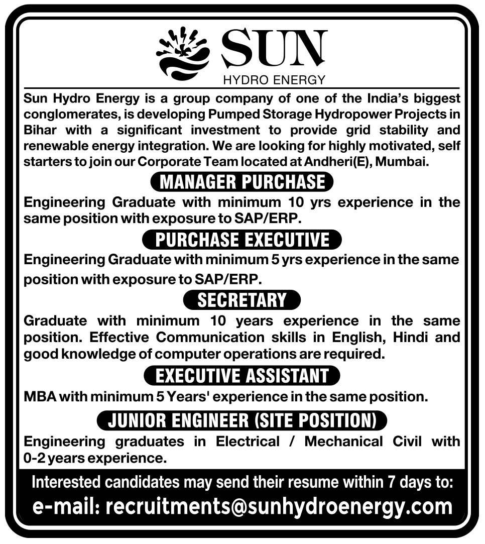 Sun Hydro Energy logo